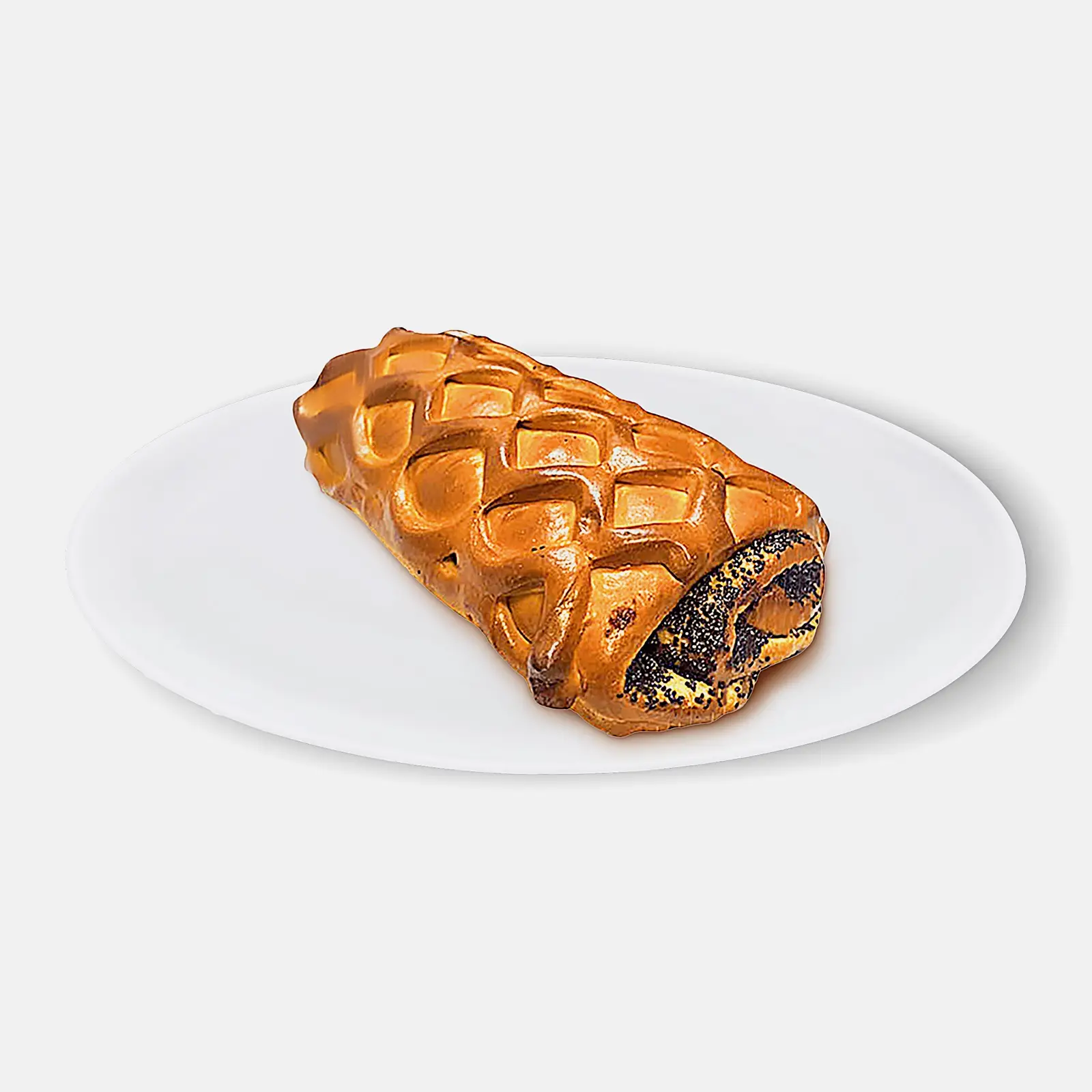 Изображение товара Сдобный рулет с маковой начинкой 250г Контек натуральная выпечка