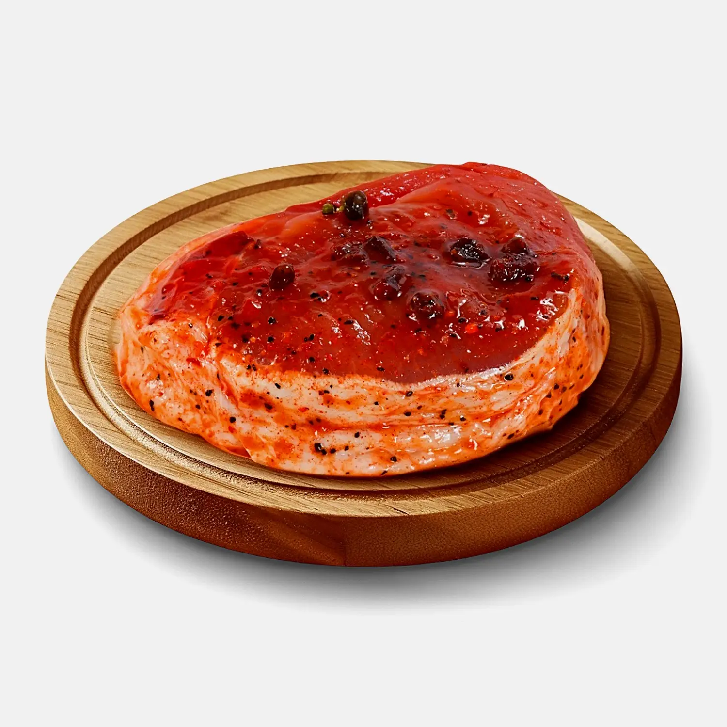 Стейк из свинины в маринаде