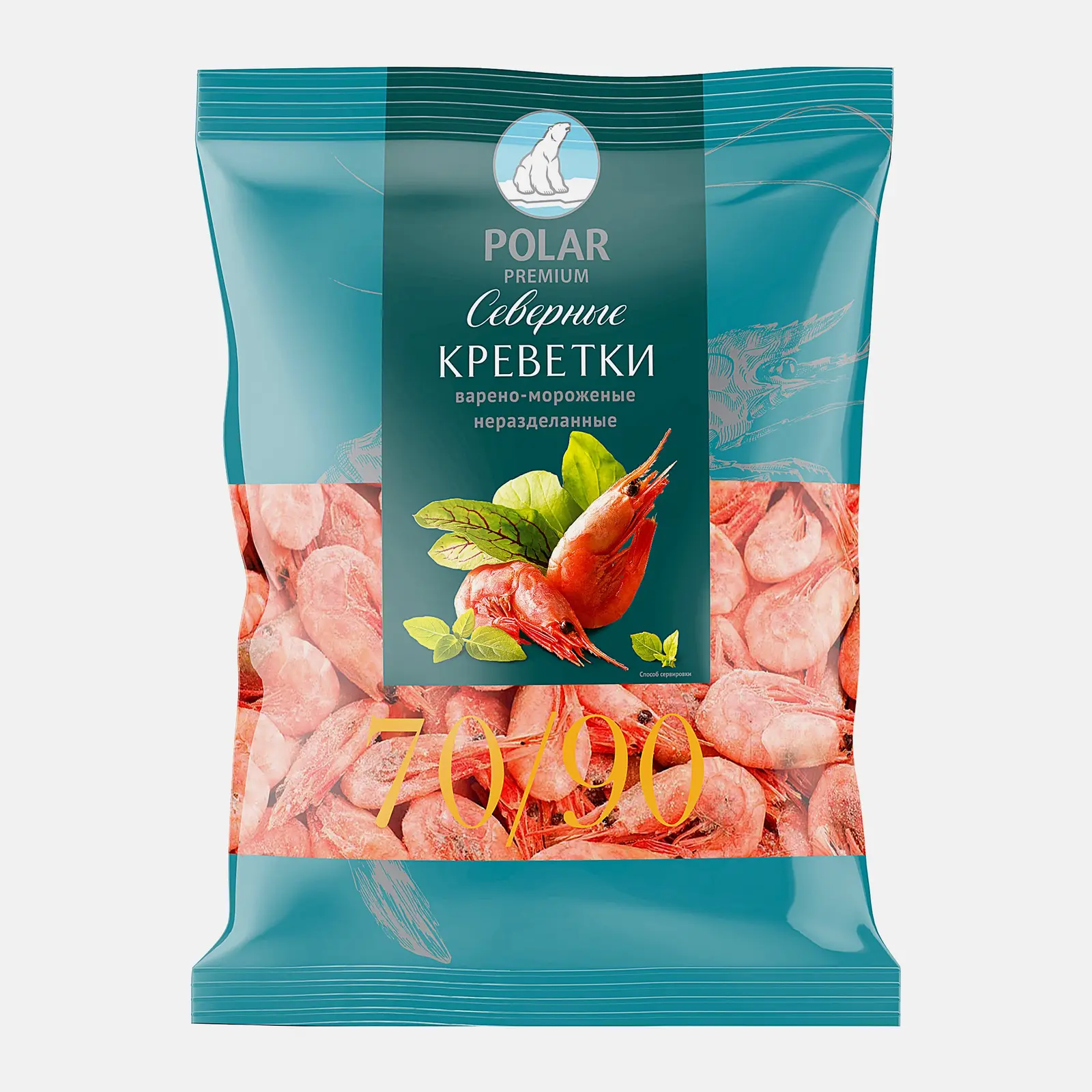 Креветки северные Polar 70/90 1кг