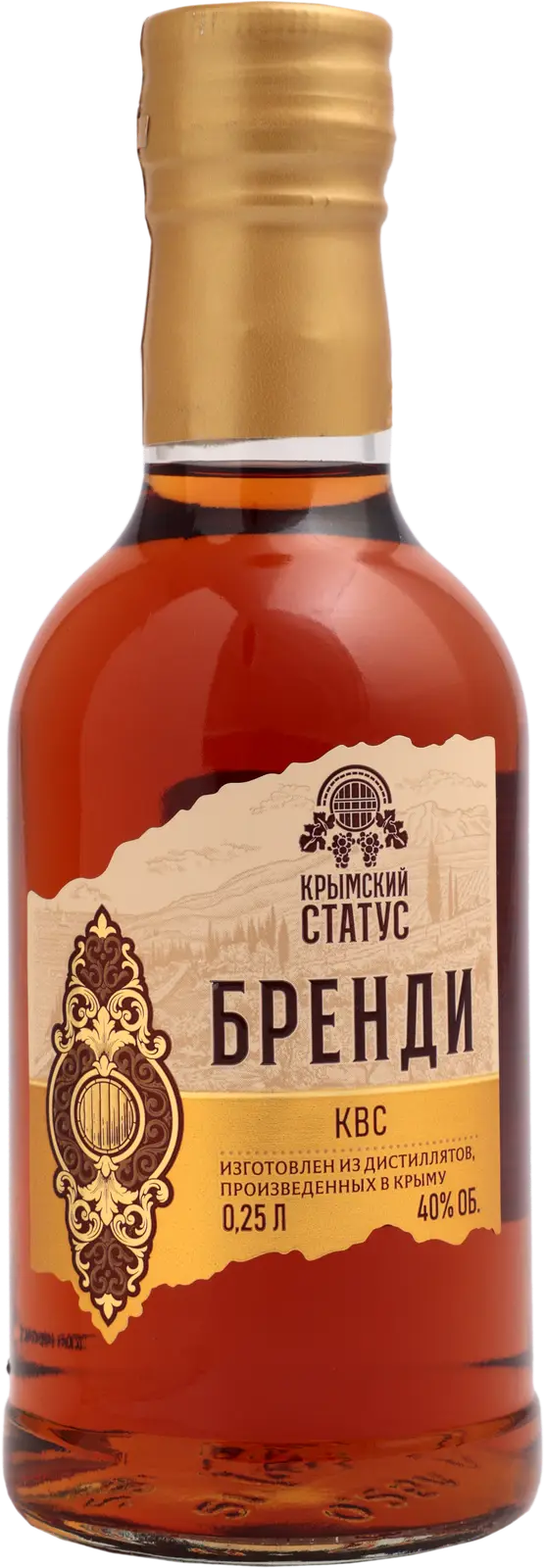 Бренди Крымский статус молодой 40% 250мл — в каталоге на сайте сети Магнит  | Краснодар