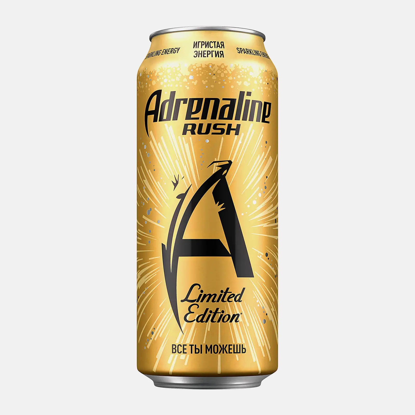 Изображение товара Энергетический напиток Adrenaline Rush Sparkling Energy 449 мл, бодрость и энергия