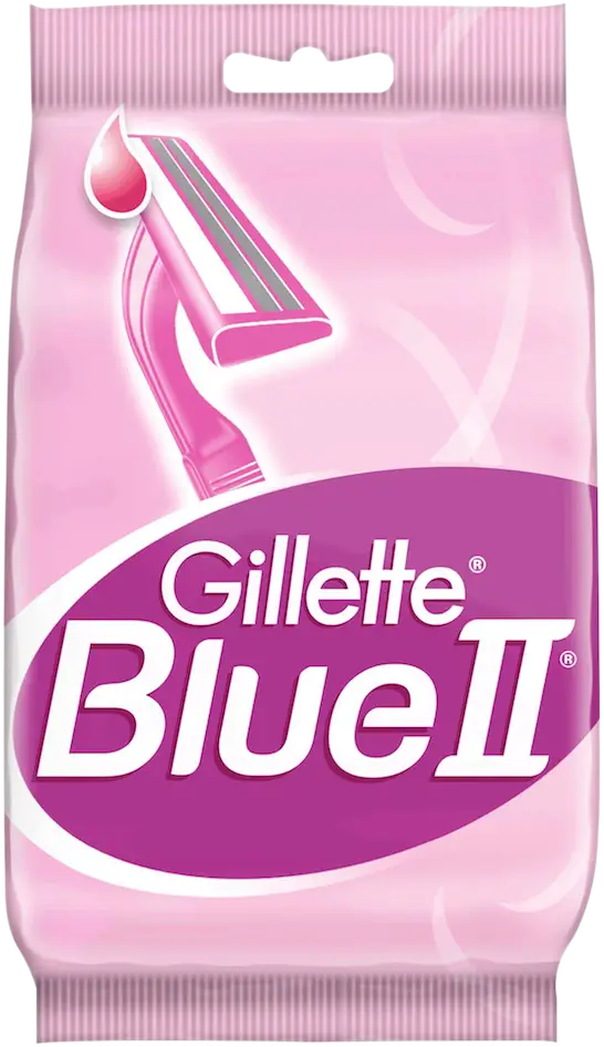 Бритва Gillette Blue II одноразовая женская 4шт+1шт подарок