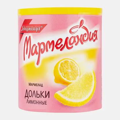 Мармелад Дольки лимонные Мармеландия 250г