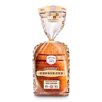 Изображение товара Ржано-пшеничный хлеб Первохлеб зерновой в нарезке Щелковохлеб 310г