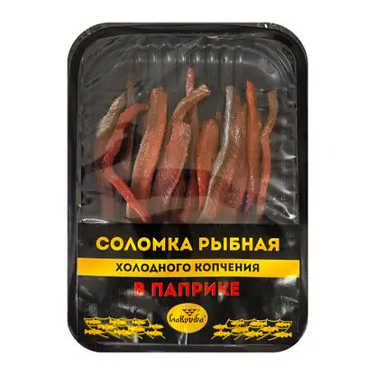 Изображение товара Соломка рыбная холодного копчения в паприке Главрыба 60г