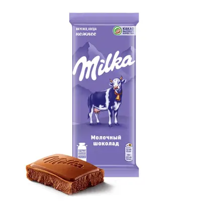 Изображение товара Молочный шоколад Milka 80г