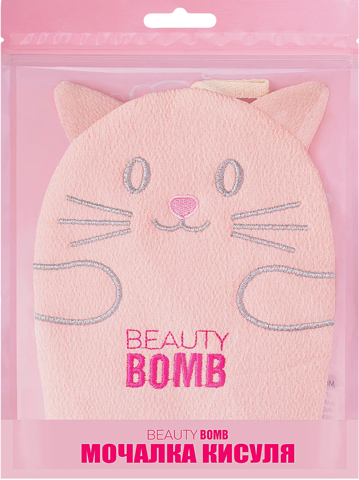 Мочалка Beauty bomb Pussycat 31г 17.5*0.5*24см