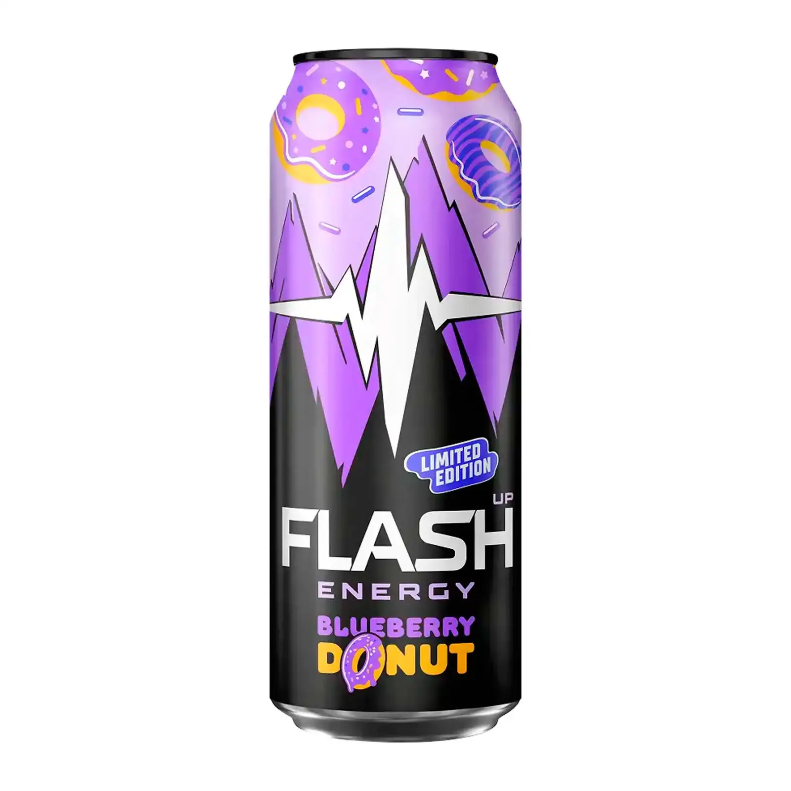 Изображение товара Энергетический напиток Flash Up Blueberry Donut 450мл бодрящий и вкусный