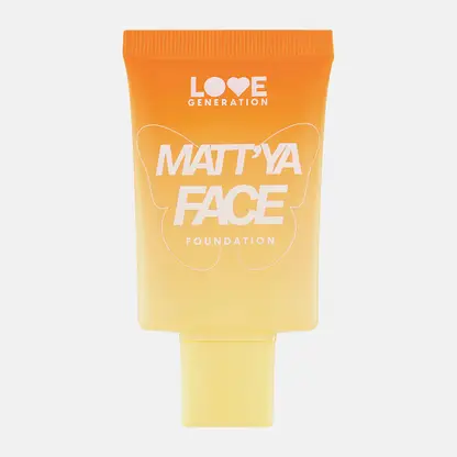 Матовый тональный крем для лица тон 01 Love Generation Mattya Face