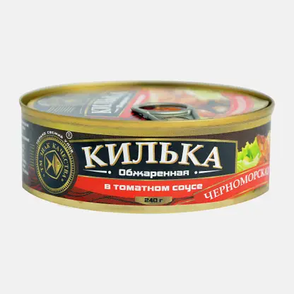 Килька Знак качества обжаренная в томатном соусе 240г