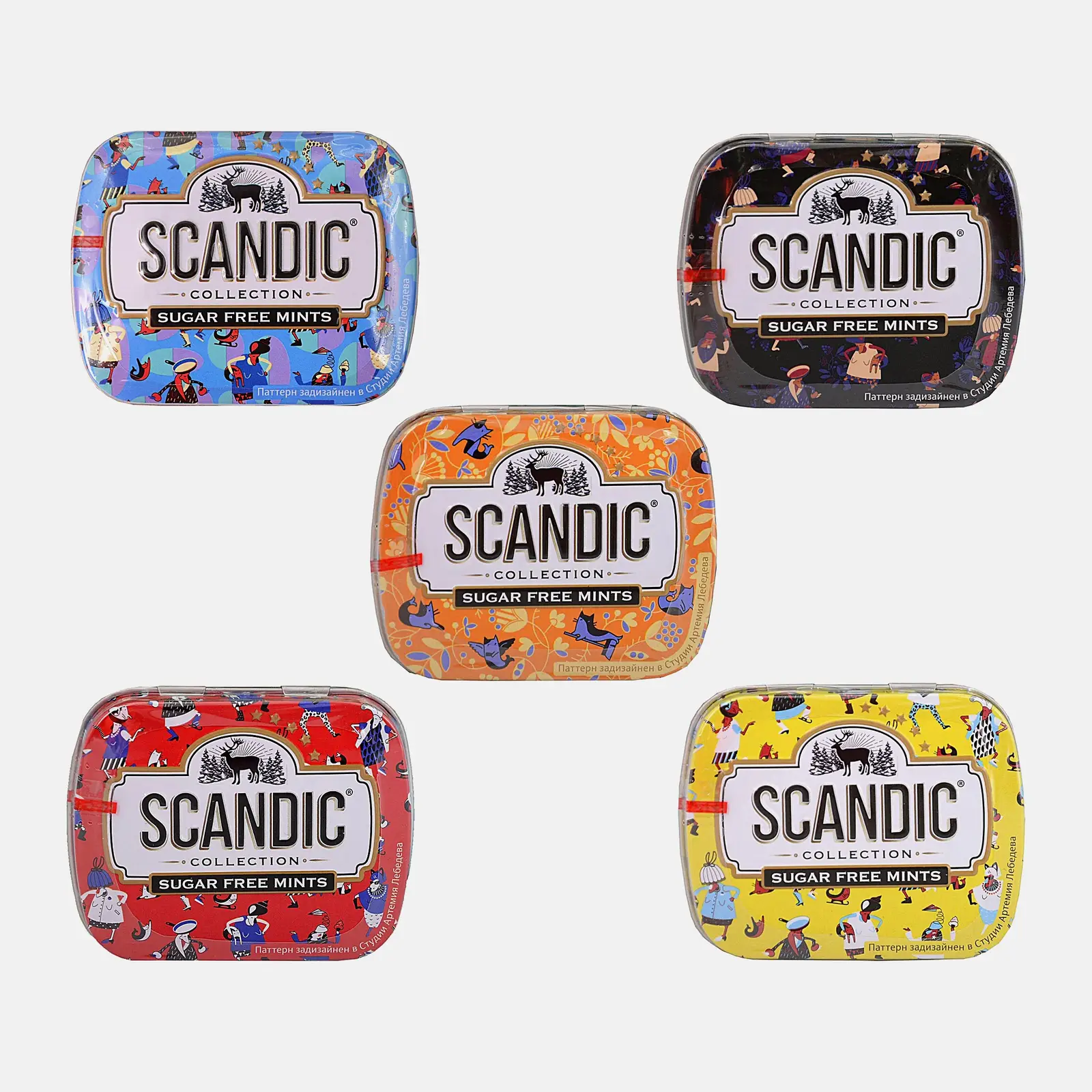 Конфеты освежающие клубничный микс без сахара Scandic 14г - фото 2