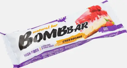 Батончик протеиновый малиновый чизкейк Bombbar 60г
