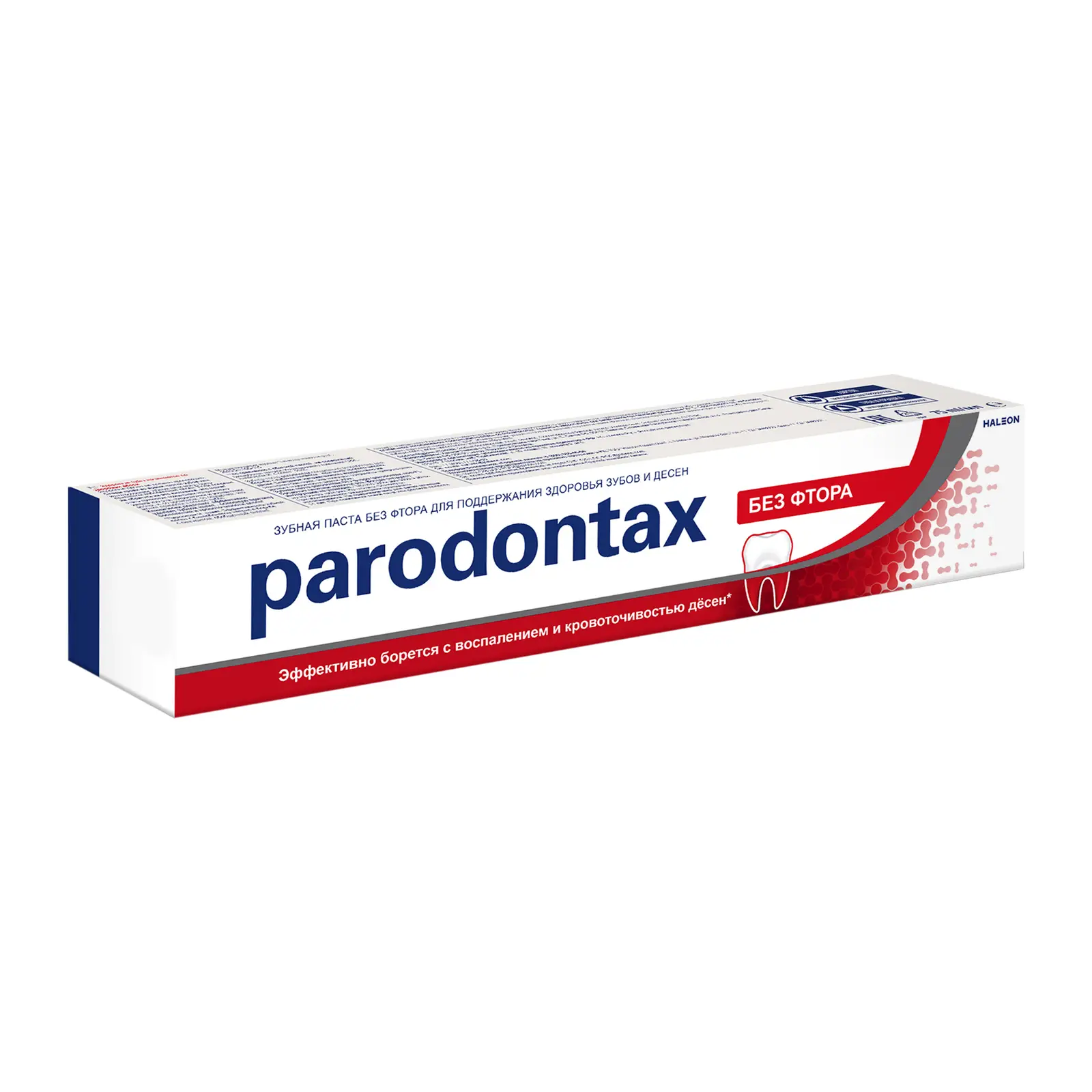 Зубная паста Parodontax без Фтора от воспаления и кровоточивости десен 75мл