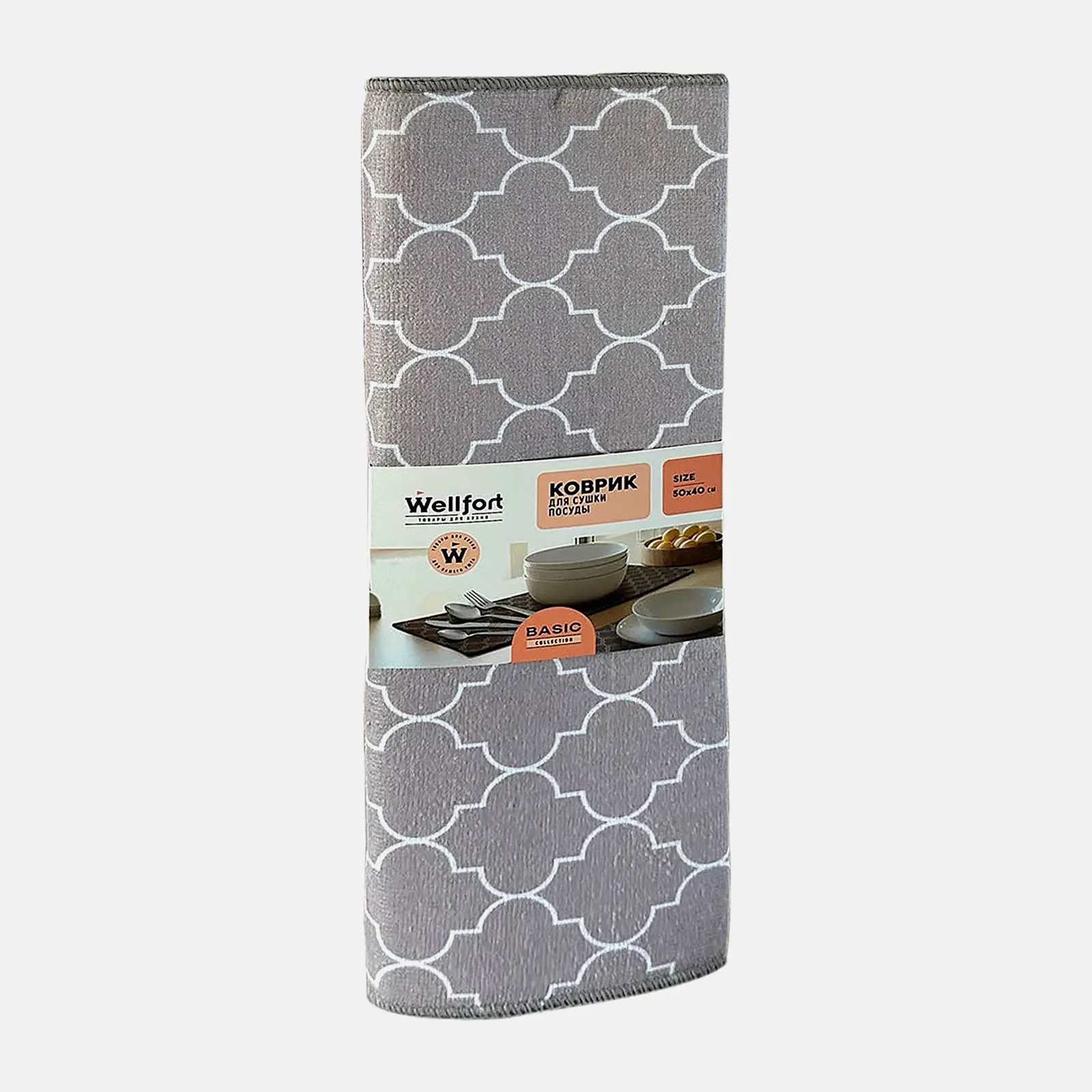 Коврик для сушки посуды Wellfort Basic 50*40см - фото 2
