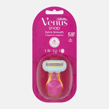 Бритва Gillette Venus Snap Embrace с одной сменной кассетой
