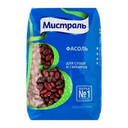 Изображение товара Фасоль Мистраль для гарнира и супа красная 450г