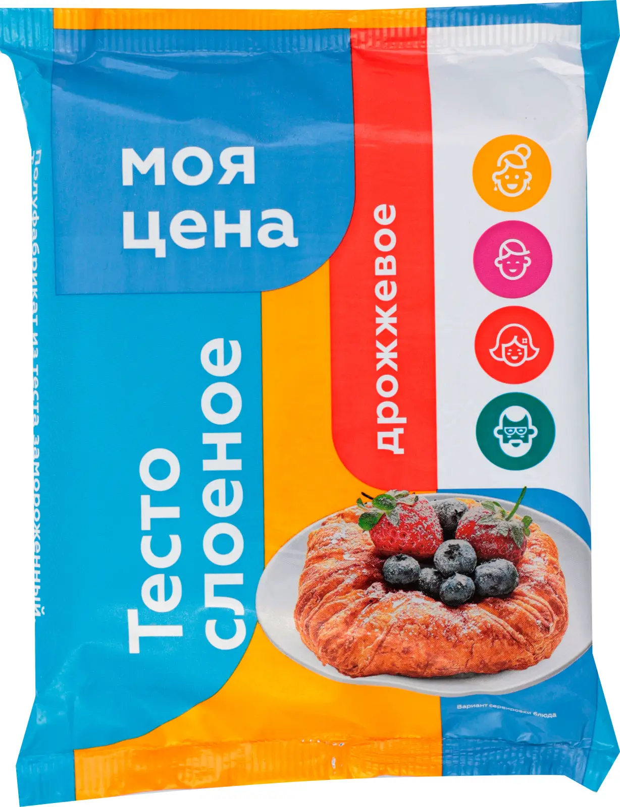 Тесто Моя цена слоеное дрожжевое 500г — в каталоге на сайте сети Магнит |  Краснодар