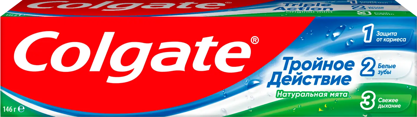 Зубная паста Colgate Тройное действие 100мл