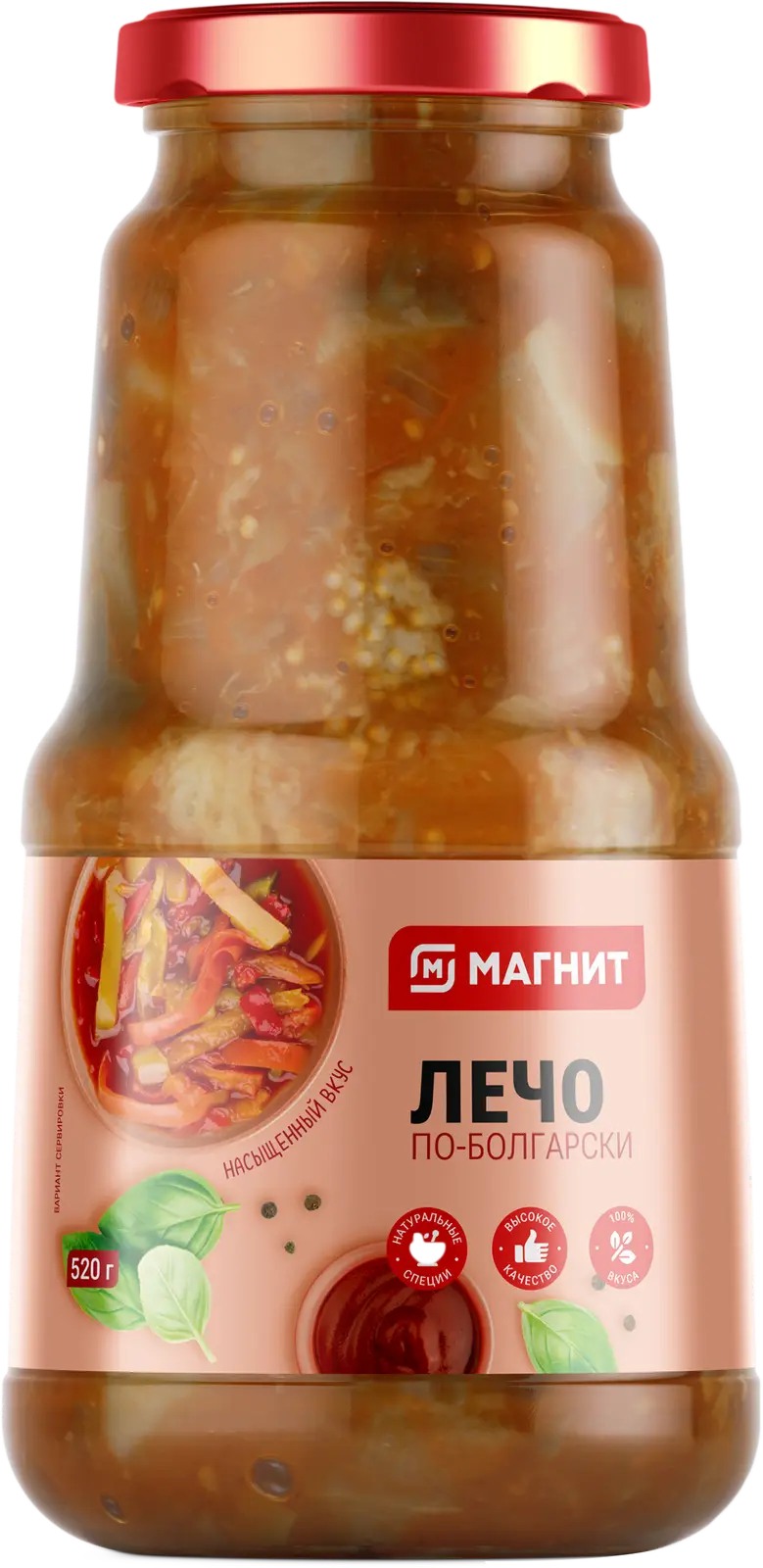 Лечо Магнит По-болгарски 520г - Магнит-Продукты