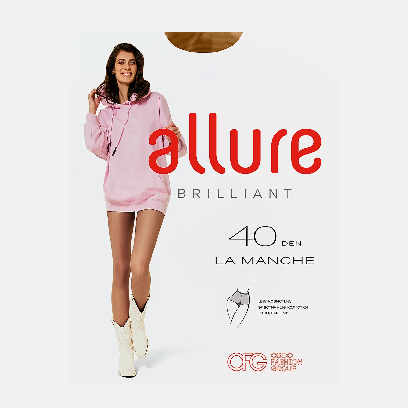 Колготки женские Pierre Cardin/Allure ЛаМанш 40 den бежевые р4