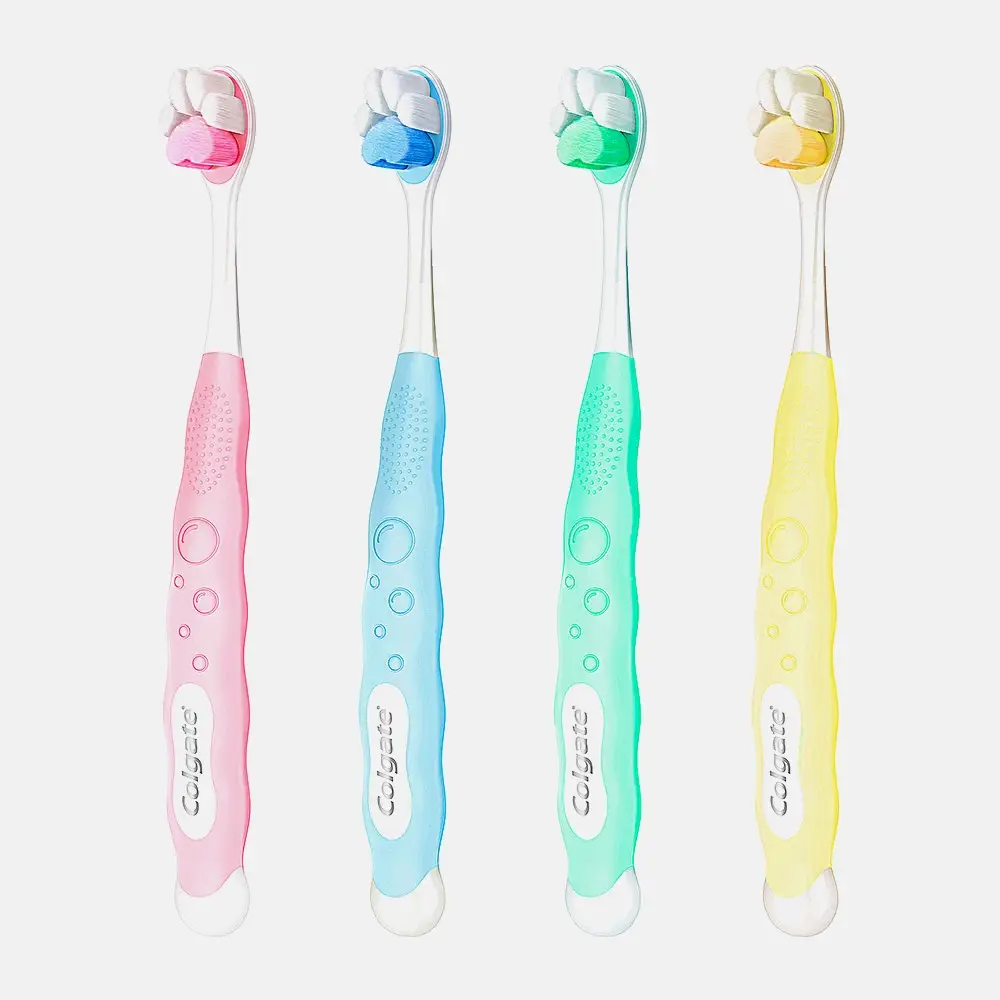 Зубная щетка Cushion Clean Kids2 ультрамягкая Colgate - фото 3