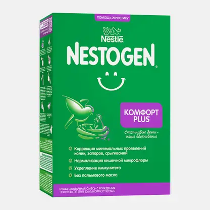 Смесь Nestogen 1 Комфорт Plus молочная сухая c 0 месяцев 600г