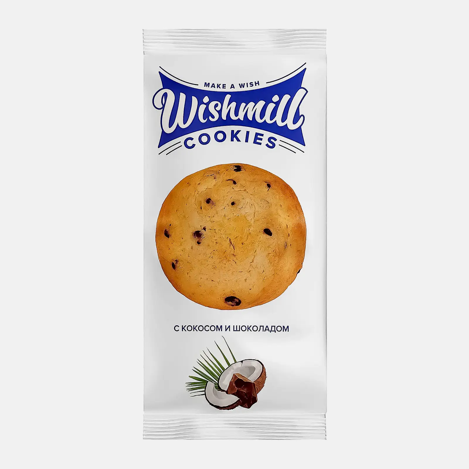 Кукис с кокосом и шоколадом 180г