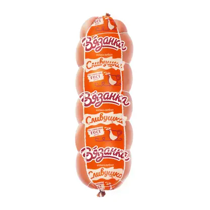 Изображение товара Колбаса Вязанка Сливушка вареная 750г