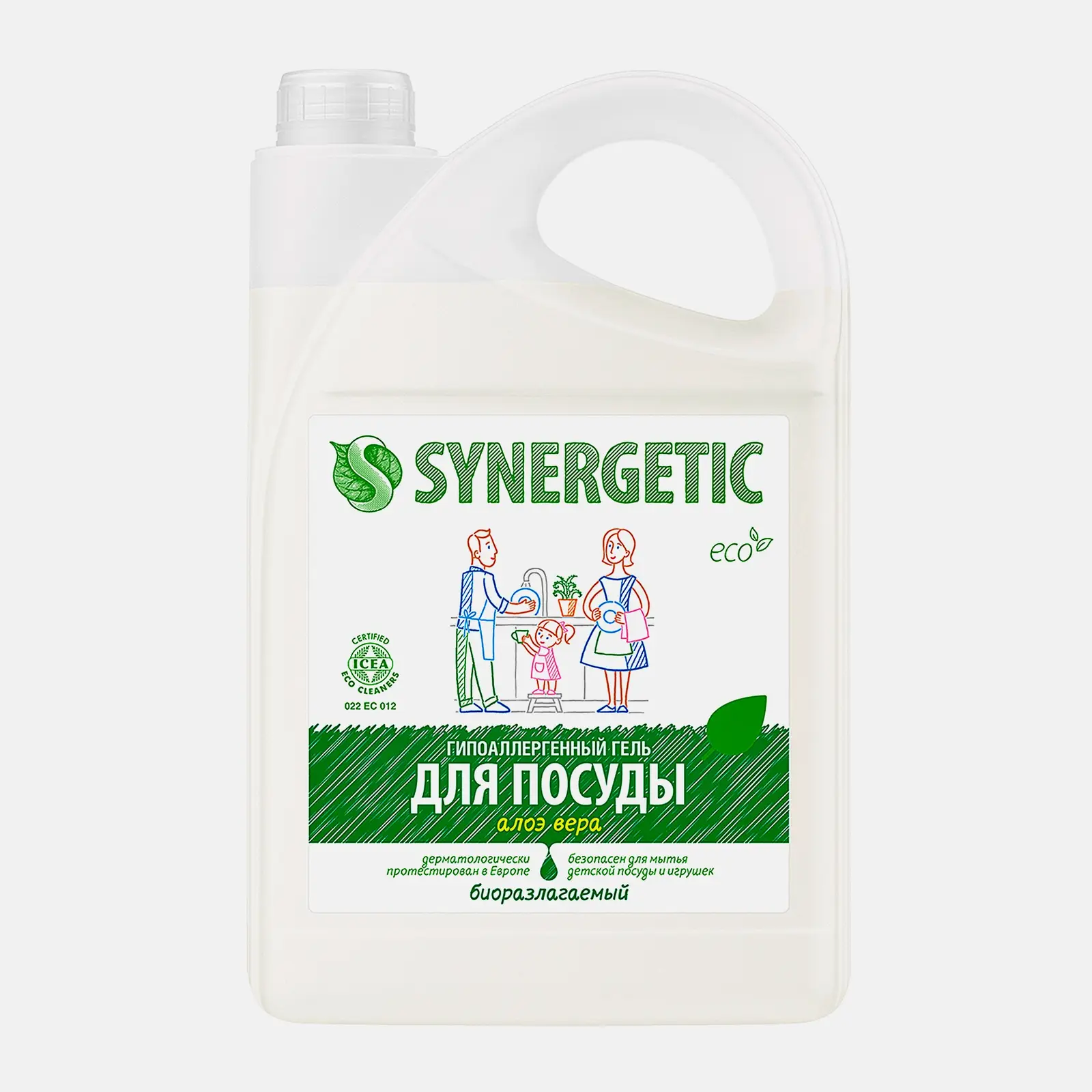 Средство для мытья посуды Synergetic алоэ вера 3.5л