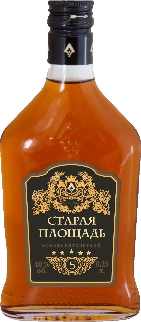 Изображение товара Коньяк Старая площадь 5 лет 250 мл высокого качества