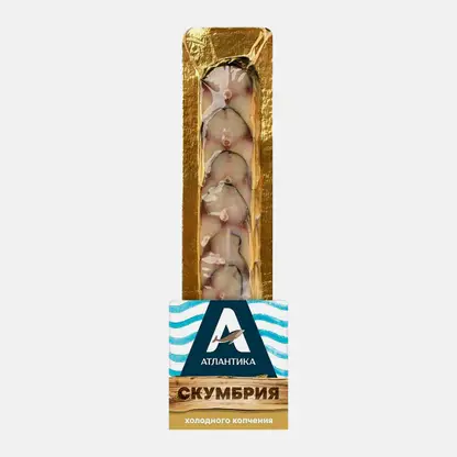 Скумбрия Атлантика холодного копчения кусочки косичка 200г