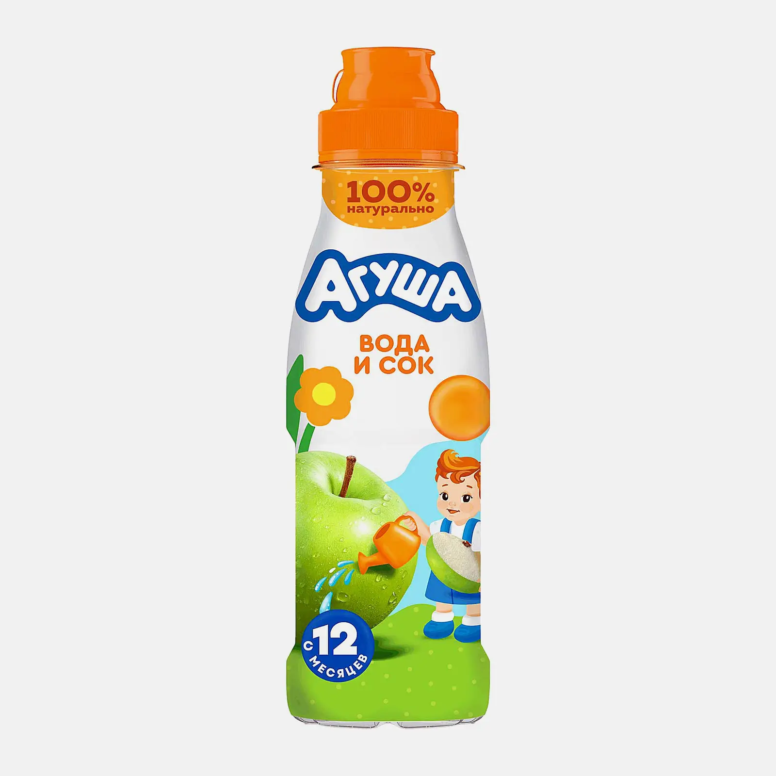 Изображение товара Детский напиток Агуша яблоко 300 мл без добавок натуральный состав