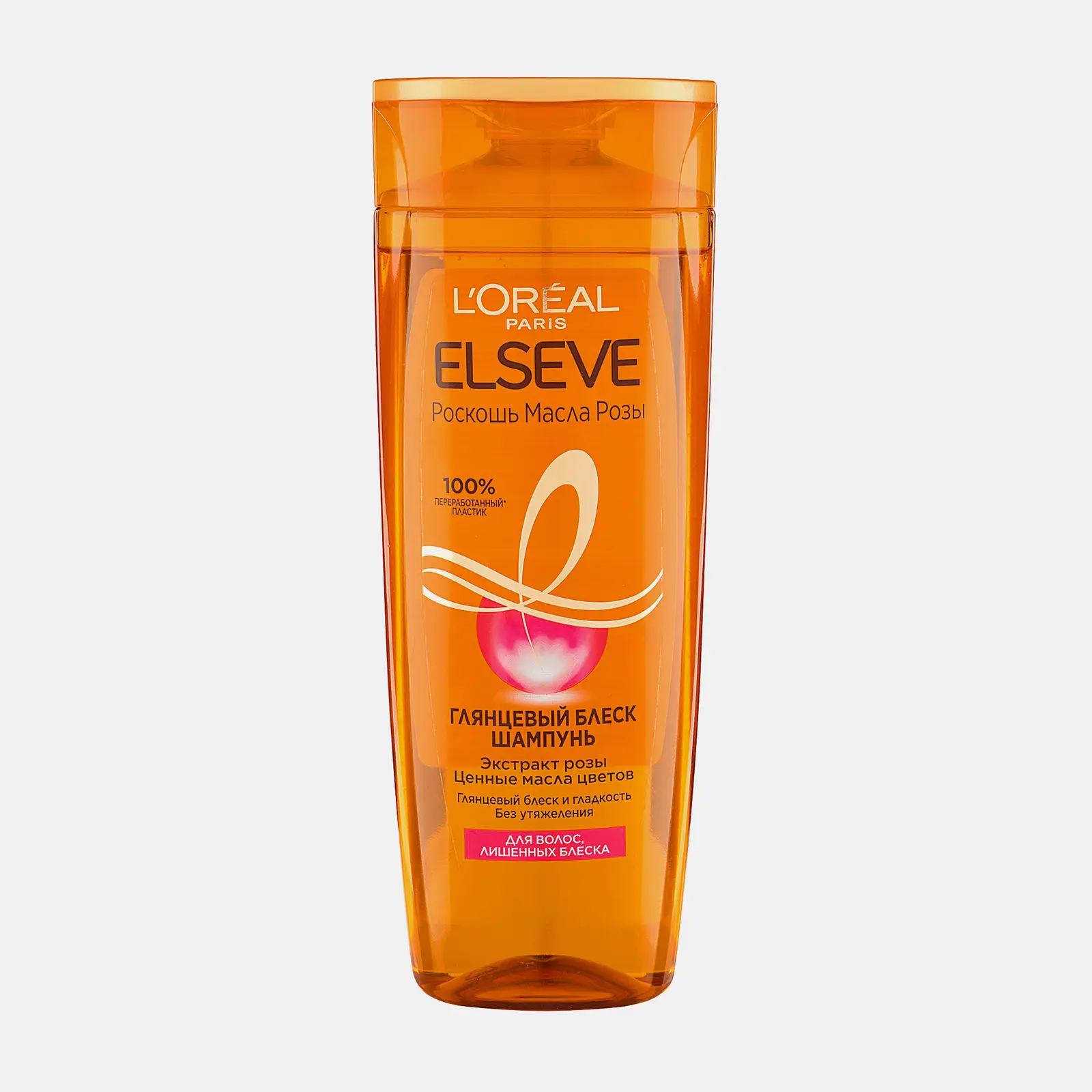 Шампунь для волос L’Oréal Paris Elseve с экстрактом розы Роскошь 6 масел для глянцевого блеска 400мл