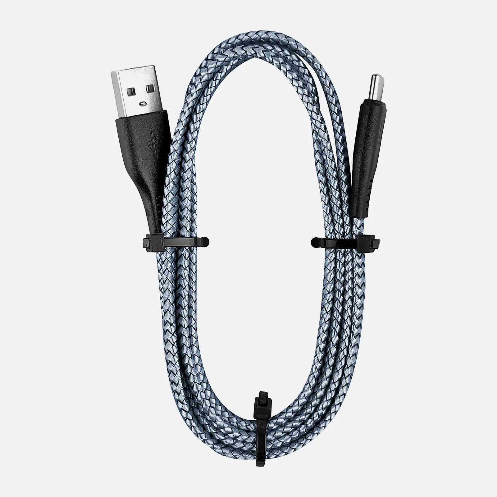 Нейлоновый кабель USB A/Type-C 2344 3А Gal 1м - фото 4