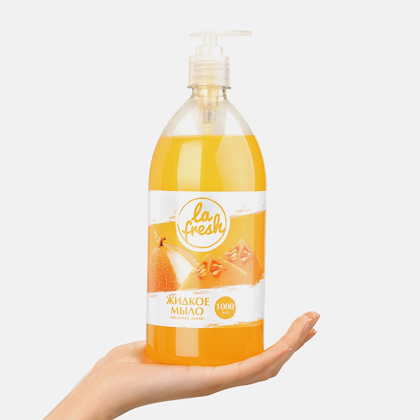 Жидкое мыло La Fresh Медовая дыня 1л - фото 4
