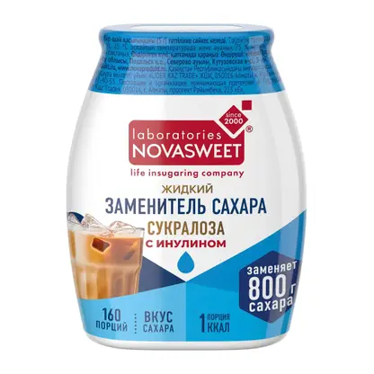 Изображение товара Жидкий подсластитель Novasweet Сукралоза Premium 80г