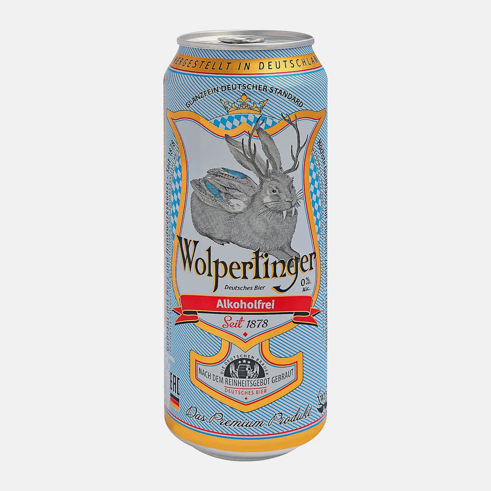 Изображение товара Пиво Wolpertinger светлое фильтрованное безалкогольное 0.5л
