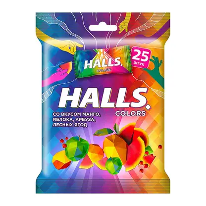 Изображение товара Леденцовая карамель Colors Halls 69.25г