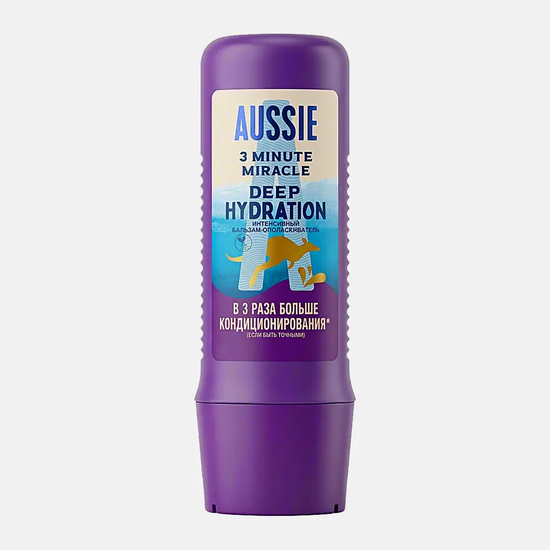 Бальзам-ополаскиватель Aussie интенсивный 3 Minute Miracle Hydration 225мл