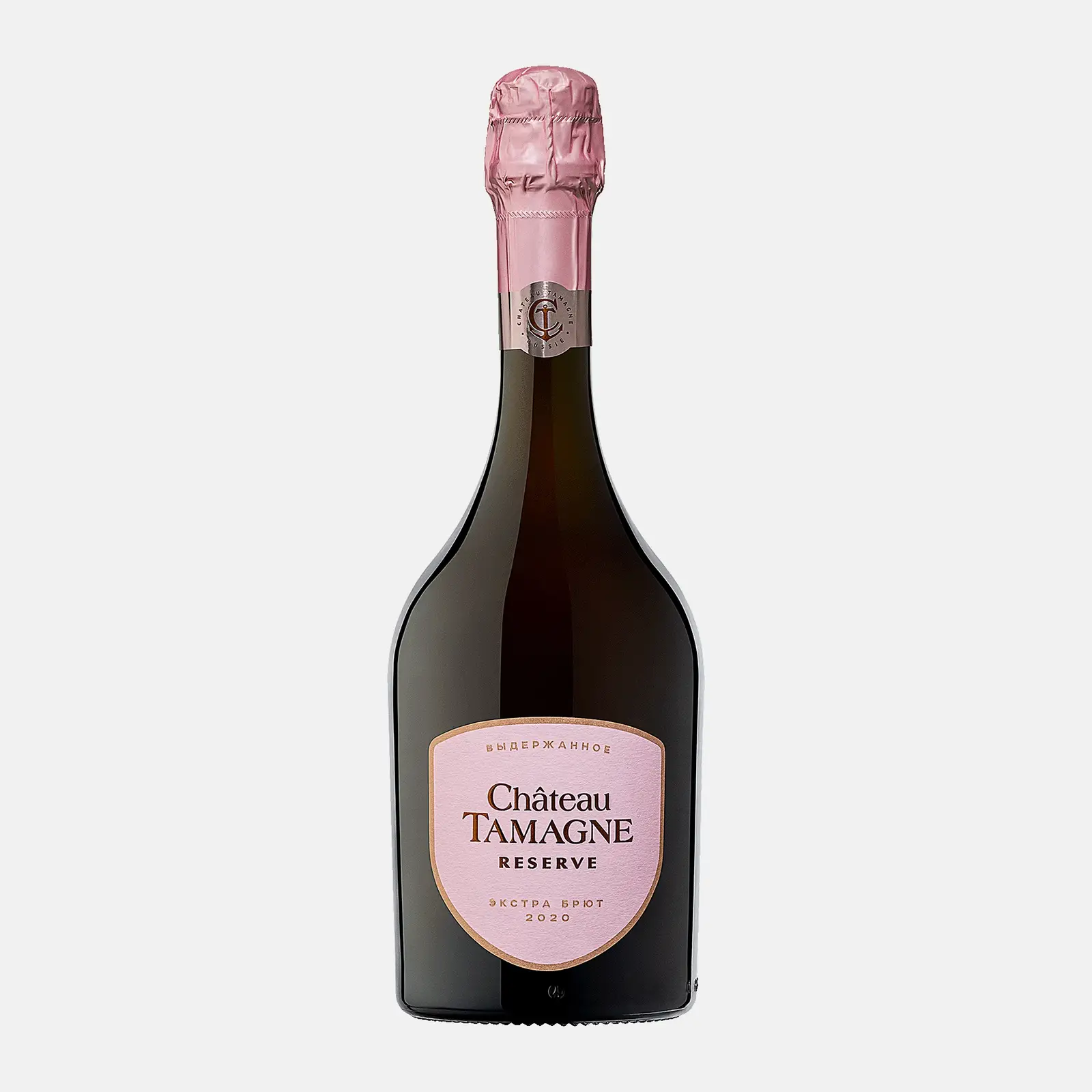 Вино игристое Chateau Tamagne Reserve розовое экстра брют 13% 750мл