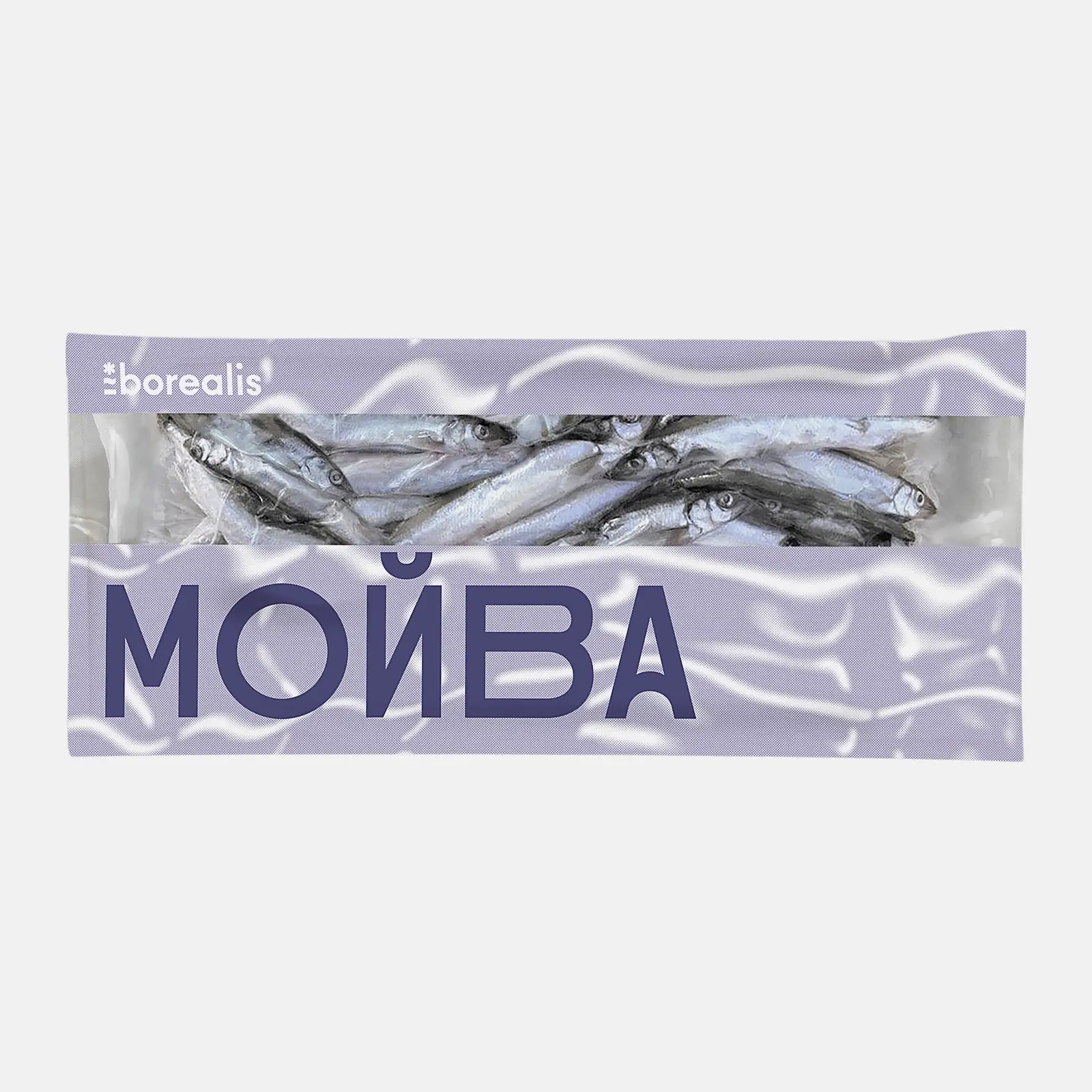 Мойва Borealis с головой мороженная 700г