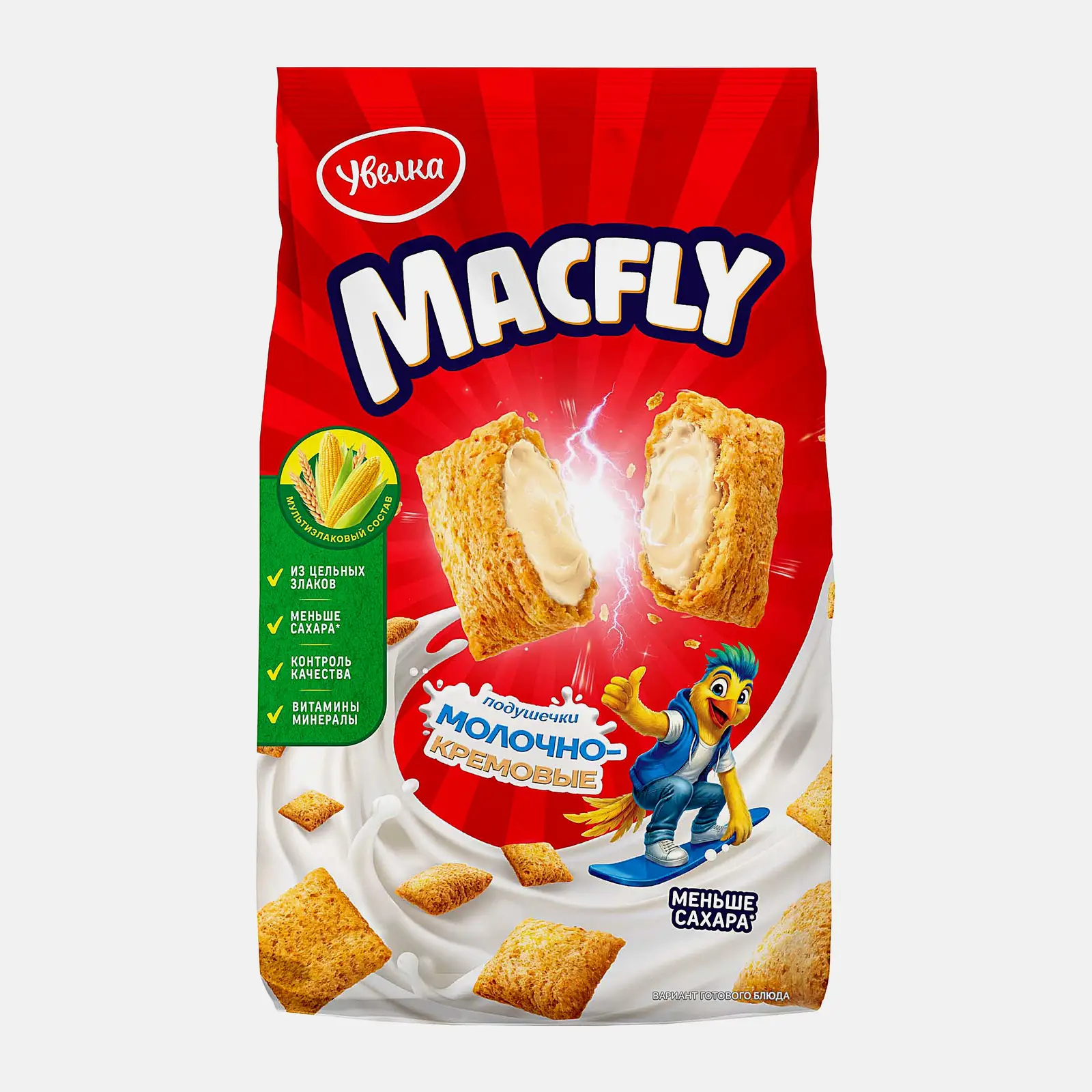 Молочные подушечки Увелка Macfly 400г