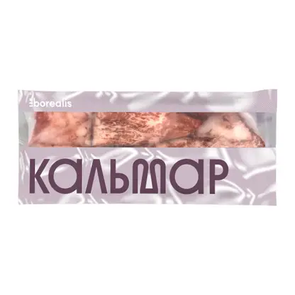 Изображение товара Кальмар Borealis командорский тушка свежемороженый 500г