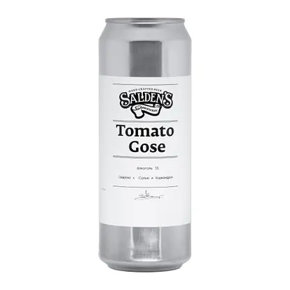Изображение товара Пивной напиток Saldens Tomato Gose 5% 450мл