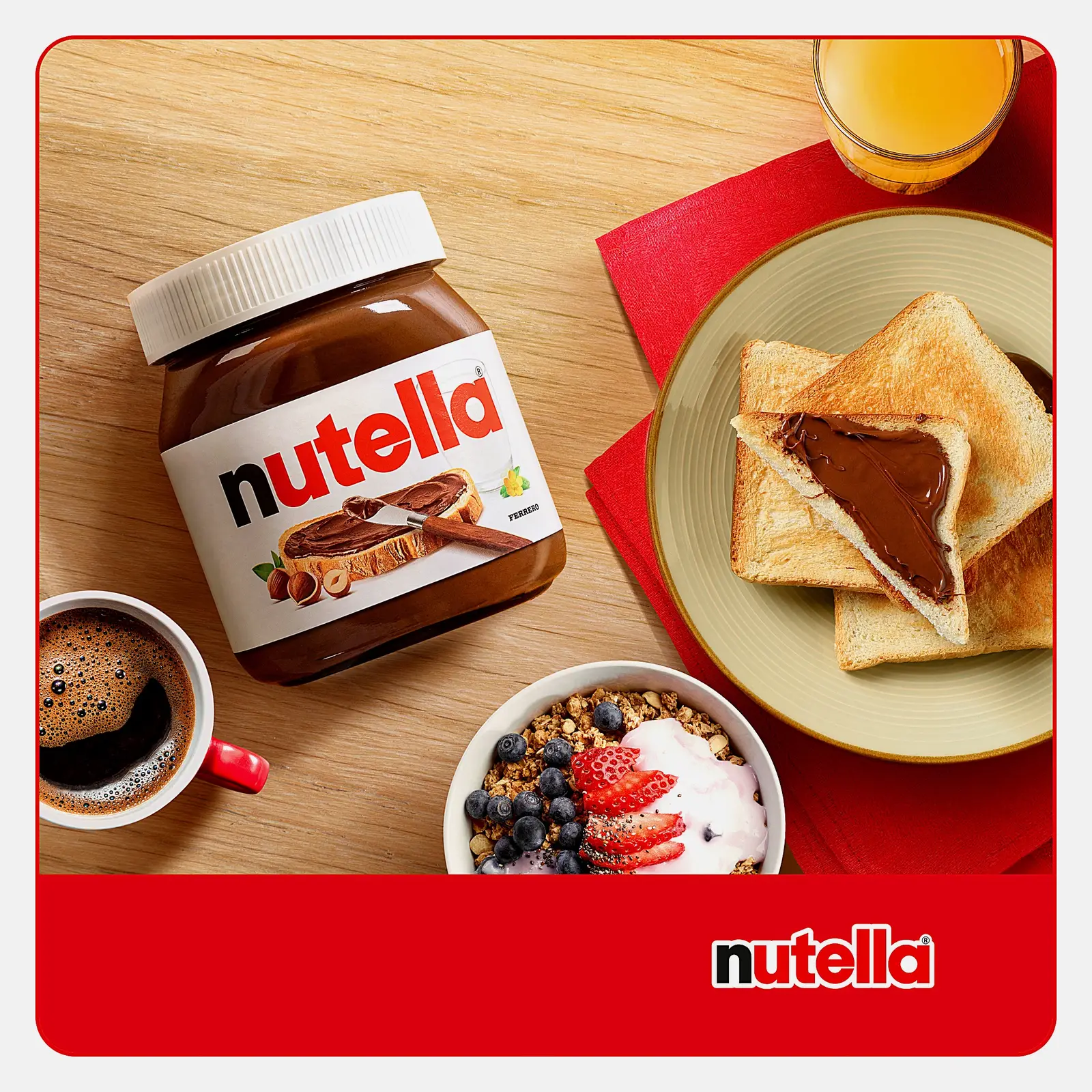 Паста ореховая с добавлением какао Nutella 350г