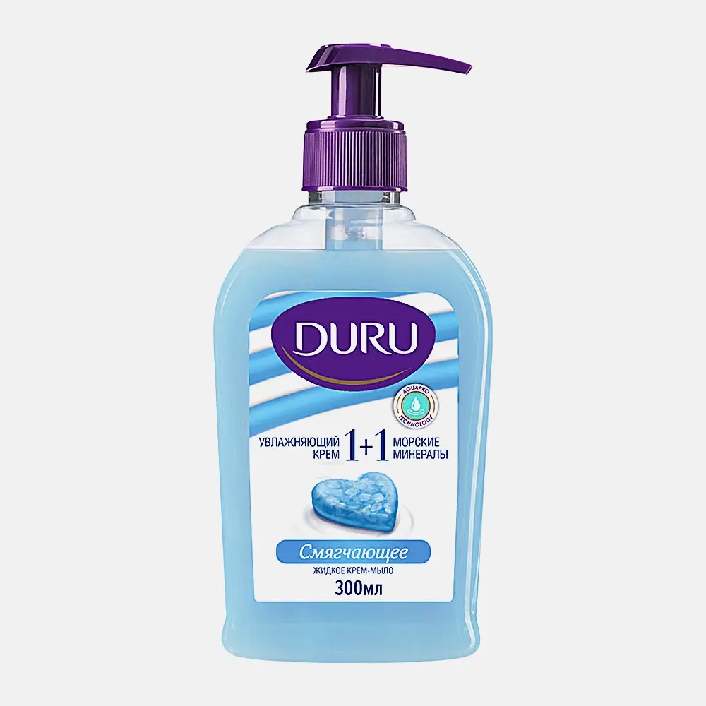 Мыло жидкое Duru 1 + 1 Морские минералы 300мл