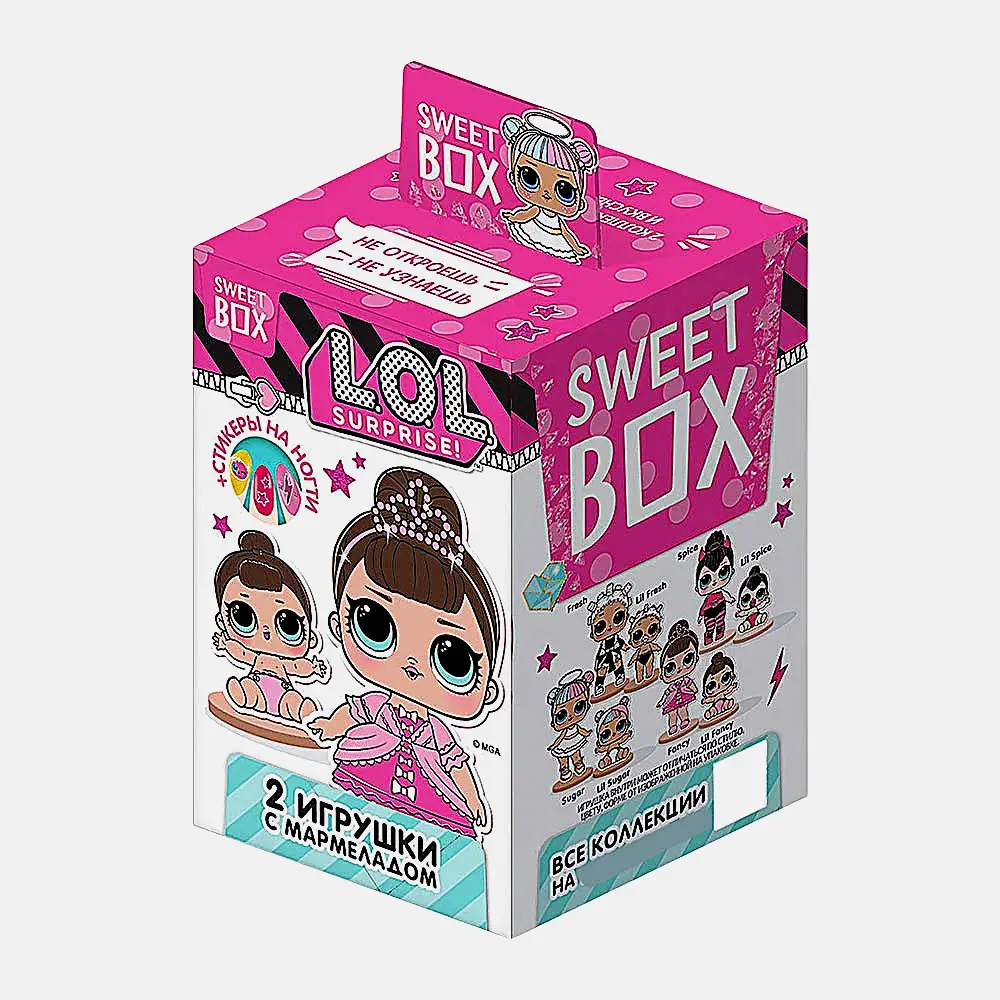 Мармелад LOL с игрушкой Sweet Box 10г Мармелад LOL с игрушкой Sweet Box 10г
