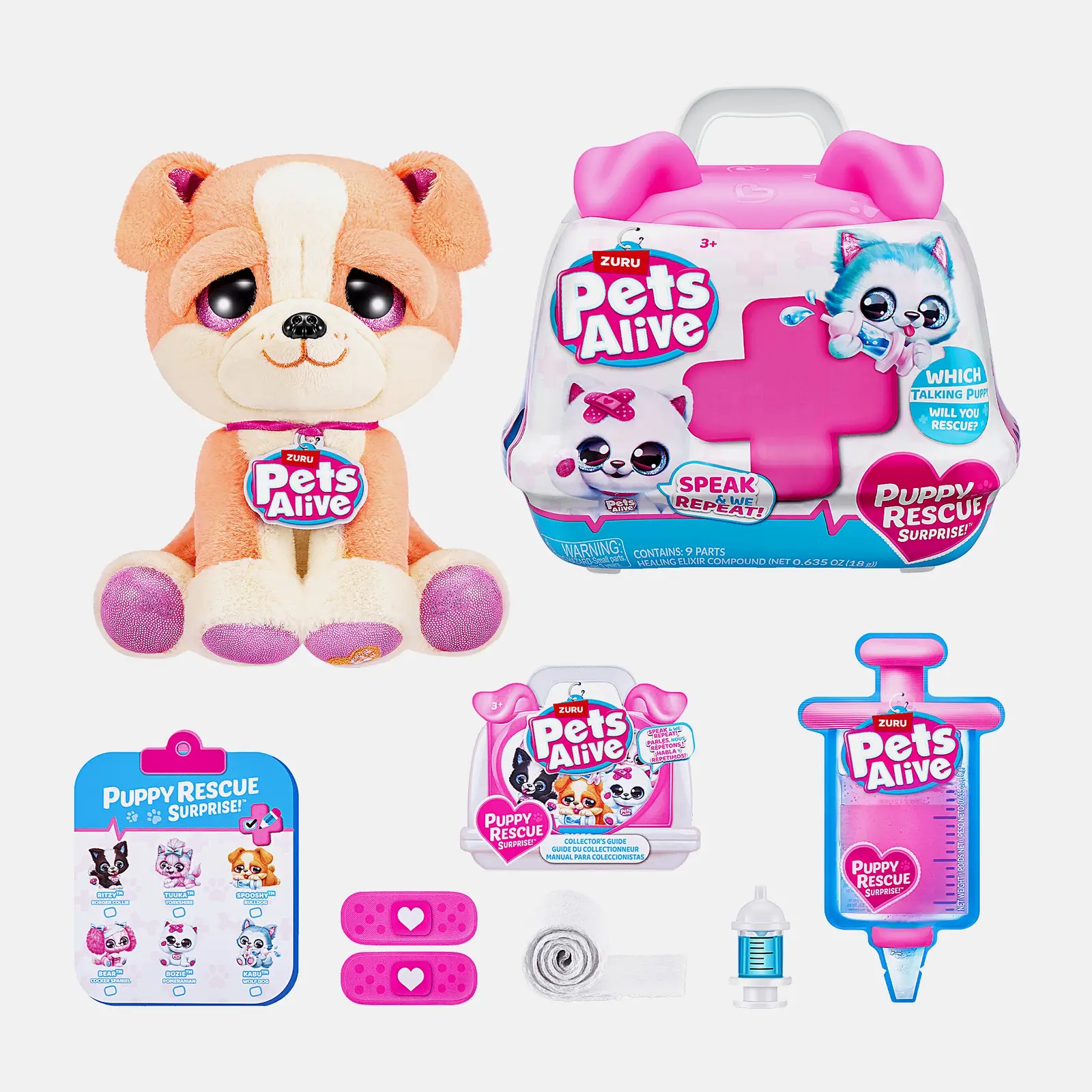 Игрушка-сюрприз Zuru Pets Alive Puppy Rescue 9540 в ассортименте - фото 6