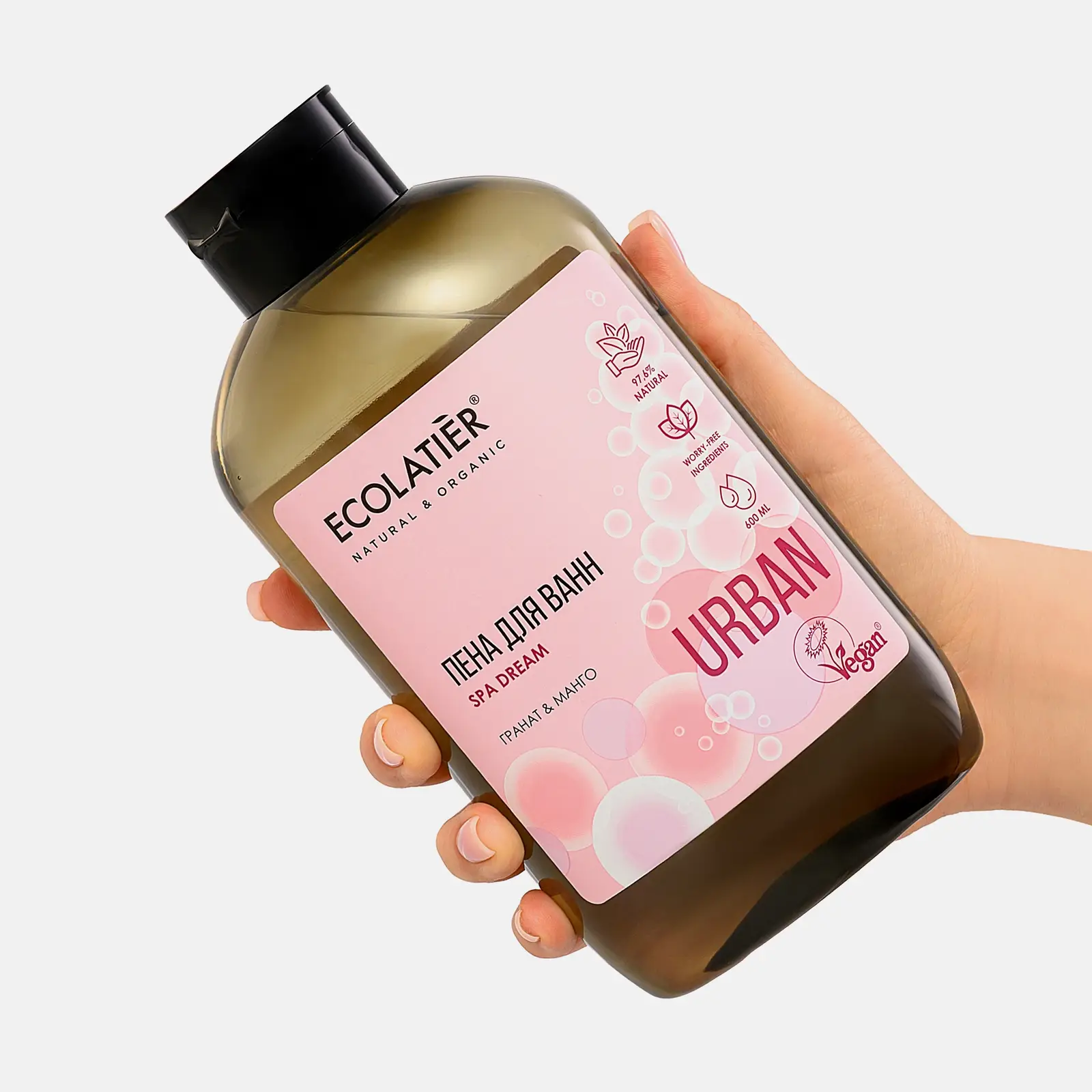 Пена для ванн Ecolatier Urban 600мл в ассортименте