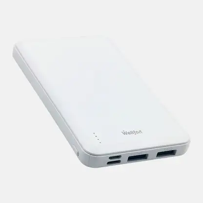 Портативное зарядное устройство 5000mAh 2USB+Type-C Wellfort